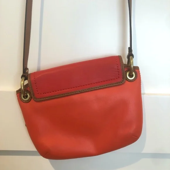 Coach Leather Orange Purse - Picture 3 of 3